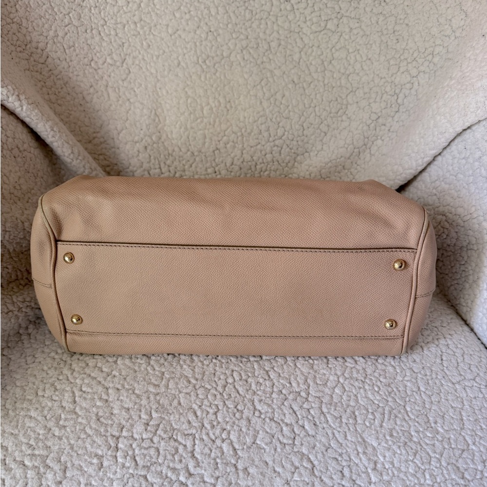 Dolce & Gabbana Light Pink Blush Soft Leather Large Miss Sicily Top Handle Bag - Picture 6 of 17